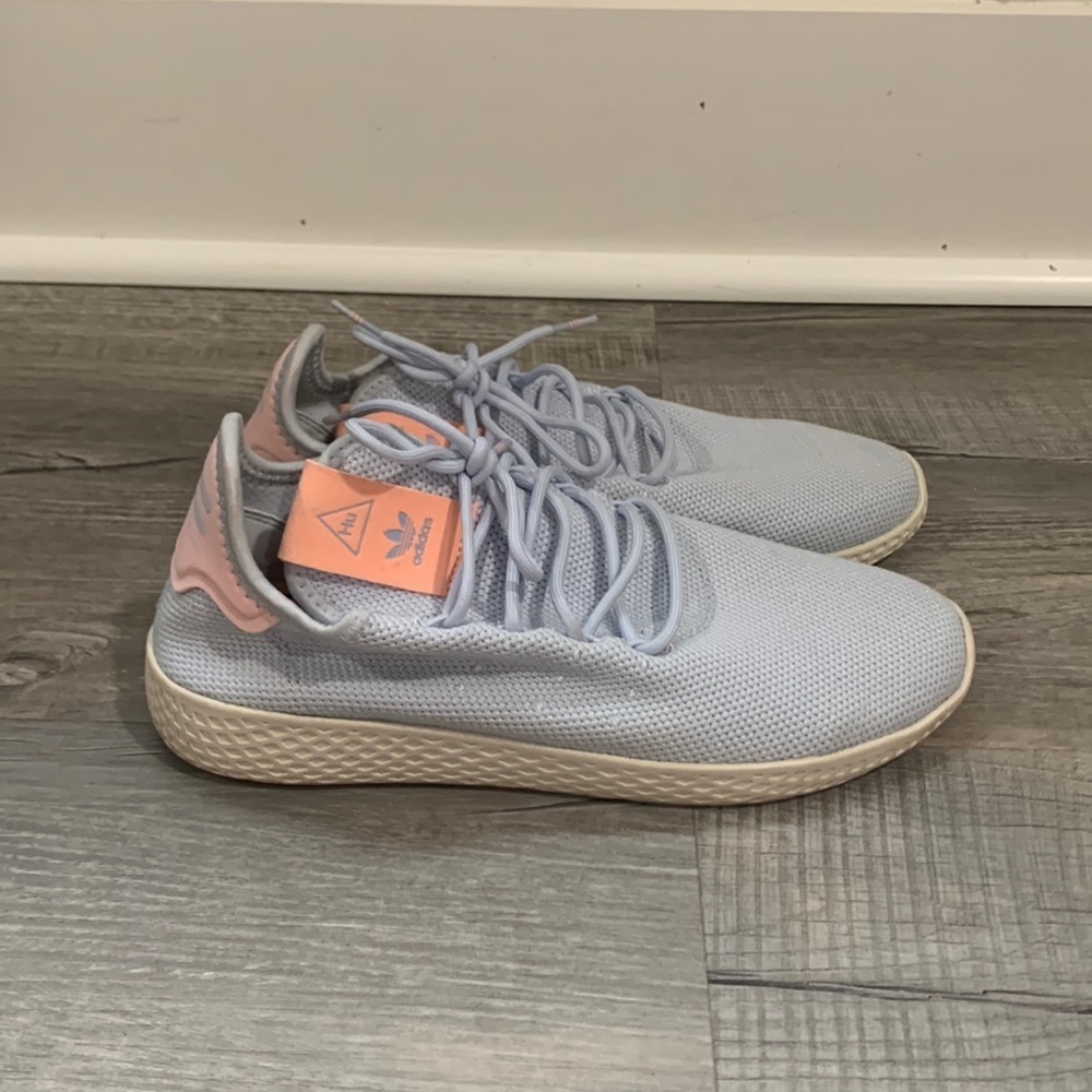Adidas x Pharrell Williams Hu Light Blue Shoes Size 8.5 used